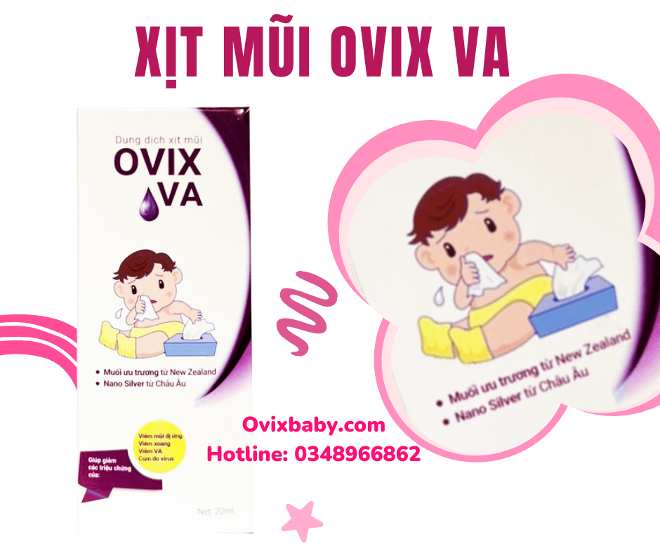 Xịt mũi Ovix Baby VA 20ml