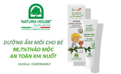 Cucciolo Baby Natural Lip Balm son dưỡng môi trẻ em